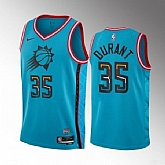 Men's Phoenix Suns #35 Kevin Durant Blue 2022-23 City Edition Stitched Basketball Jersey,baseball caps,new era cap wholesale,wholesale hats
